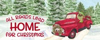 Dog Days of Christmas - Roads Lead Home Fine Art Print