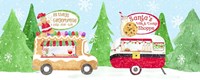 Food Cart Christmas panel II Fine Art Print