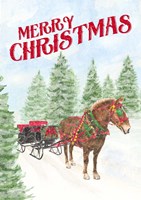 Sleigh Bells Ring - Merry Christmas Fine Art Print
