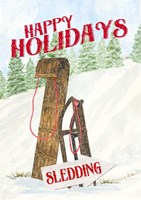 Sleigh Bells Ring - Patchwork Fine Art Print