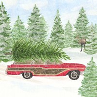 Sleigh Bells Ring IV Tree Day Fine Art Print