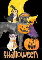 Fright Night Friends - Happy Halloween II Fine Art Print