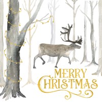 Christmas Forest II Merry Christmas Fine Art Print