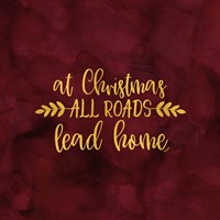 All that Glitters for Christmas I-All Roads Framed Print