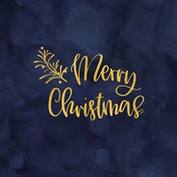 All that Glitters for Christmas IV-Merry Christmas Framed Print