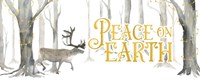 Christmas Forest panel II-Peace on Earth Fine Art Print