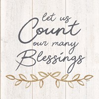 Farm Life I-Blessings Framed Print