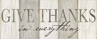 Give Thanks Neutral panel Fine Art Print