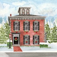 Christmas Village V Framed Print