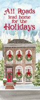 Christmas Village vertical II Fine Art Print