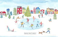 Vintage Holiday Cheer landscape Fine Art Print