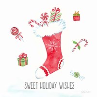 Vintage Holiday Cheer I Fine Art Print