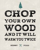 Cabin Life II Framed Print