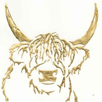 Gilded Highlander I Fine Art Print