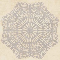 Contemporary Lace Neutral I Vintage Fine Art Print