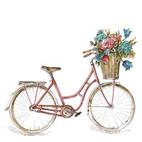 Paris Forever II v2 White Fine Art Print