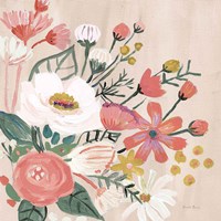 Vintage Floral II Modern Fine Art Print