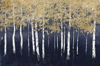 Shimmering Forest Indigo Fine Art Print