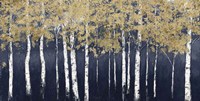 Shimmering Forest Indigo Crop Fine Art Print