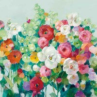 June Beauties Pale Blue Fine Art Print