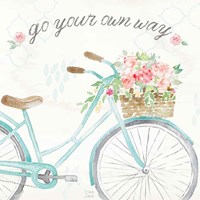 Boho Ride II no Eiffel Tower Fine Art Print