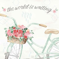 Boho Ride III no Eiffel Tower Fine Art Print