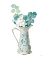 Floursack Home IV on White Framed Print