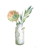 Floursack Home III on White Framed Print