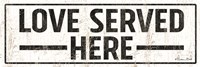 Love Served Here Fine Art Print