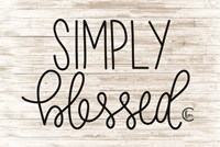 Simply Blessed Fine Art Print