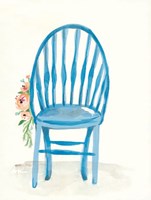 Floral Chair II Fine Art Print