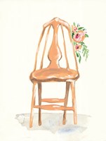 Floral Chair III Fine Art Print