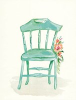 Floral Chair IV Fine Art Print