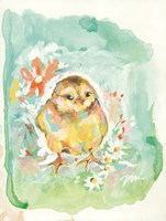 Floral Chick Fine Art Print