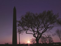 Nightfall at the Washington Monument Fine Art Print