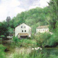 Country Cottage Fine Art Print