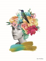 The Girl and the Paradise Fine Art Print