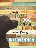 Dog Intervention Fine Art Print