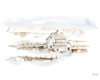 Neutral Farmhouse II Fine Art Print