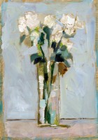White Floral Arrangement II Fine Art Print