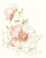Watercolor Floral Variety I Fine Art Print