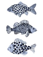 Blue Fish II Fine Art Print