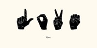 Sign Language IV Fine Art Print