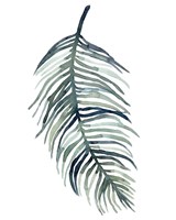 Watercolor Palm Leaves I Fine Art Print