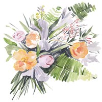 Ferns & Tulips I Fine Art Print