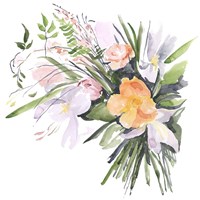 Ferns & Tulips II Fine Art Print