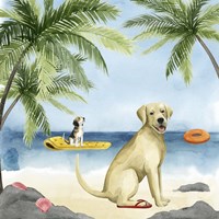 Dogs on Deck II Fine Art Print