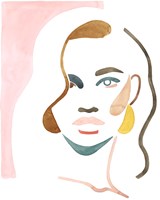 She Shadow II Framed Print