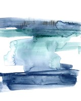 Teal Inside II Framed Print