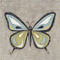 Graphic Spring Butterfly I Fine Art Print